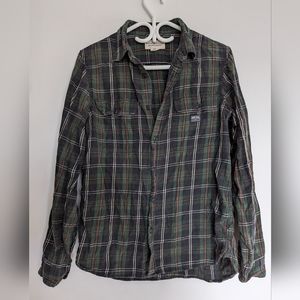 Denim & Supply Green Plaid Flannel Shirt